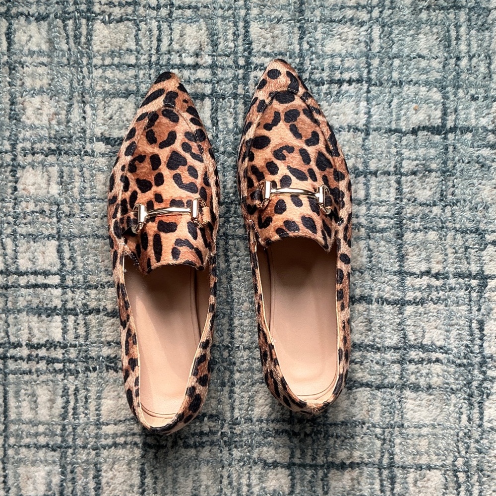 Leopard Print Women's Loafers
